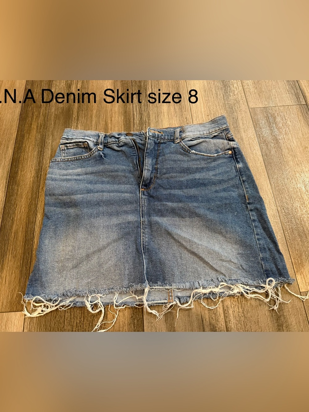 Classic Blue Denim Skirt - Women's Size 8